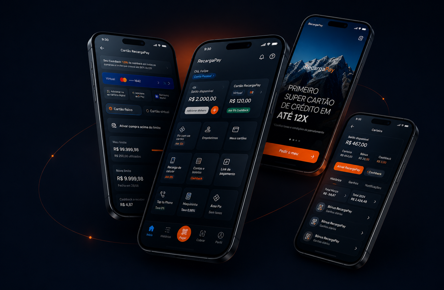 RecargaPay — Wallet & Credit Card